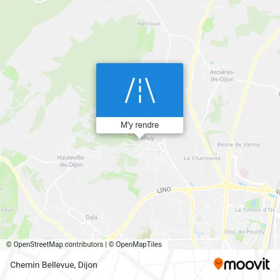 Chemin Bellevue plan