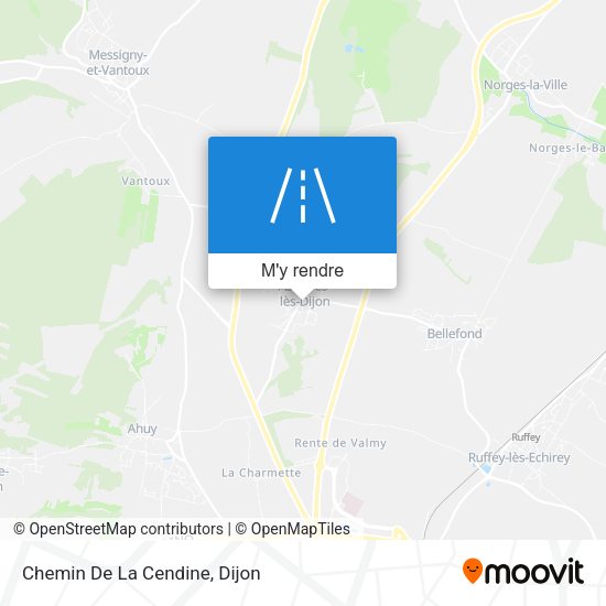 Chemin De La Cendine plan