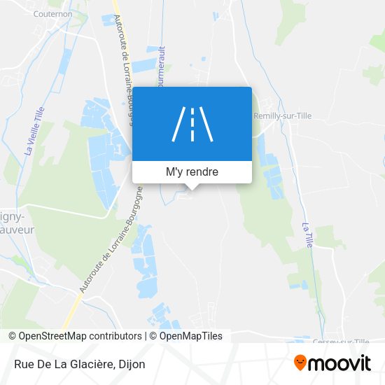 Rue De La Glacière plan