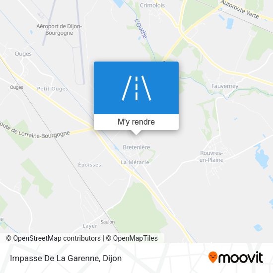 Impasse De La Garenne plan