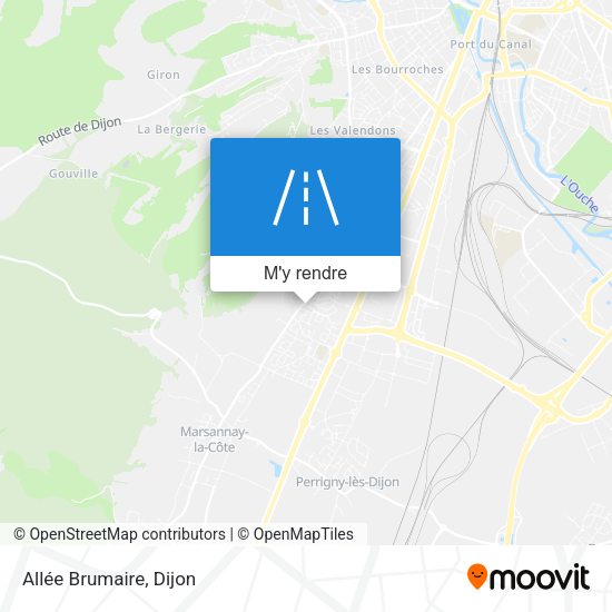 Allée Brumaire plan