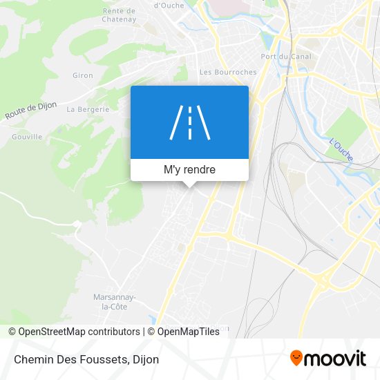 Chemin Des Foussets plan