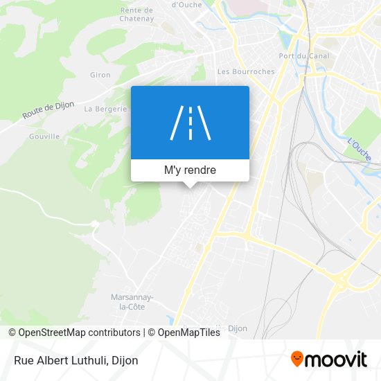 Rue Albert Luthuli plan