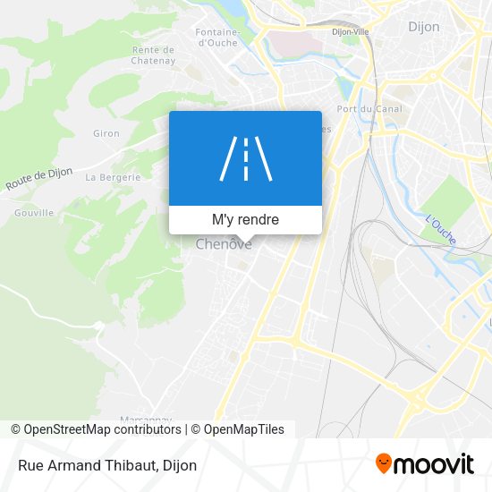 Rue Armand Thibaut plan