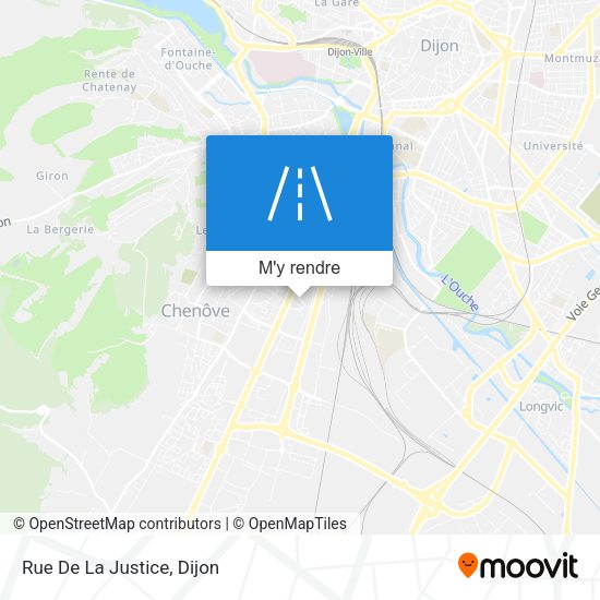 Rue De La Justice plan