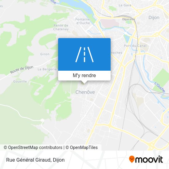 Rue Général Giraud plan