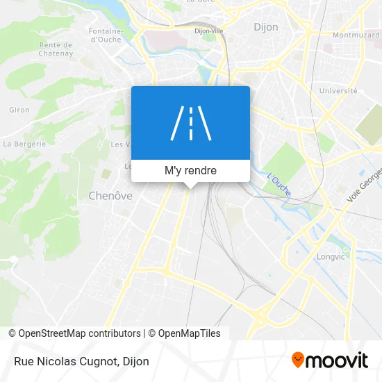 Rue Nicolas Cugnot plan