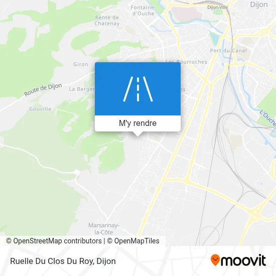 Ruelle Du Clos Du Roy plan