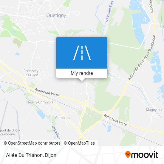 Allée Du Trianon plan
