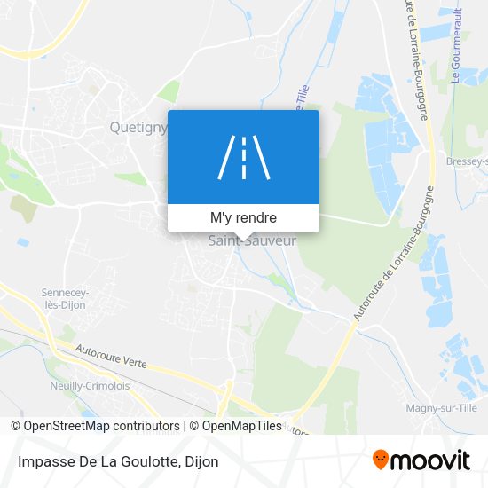 Impasse De La Goulotte plan