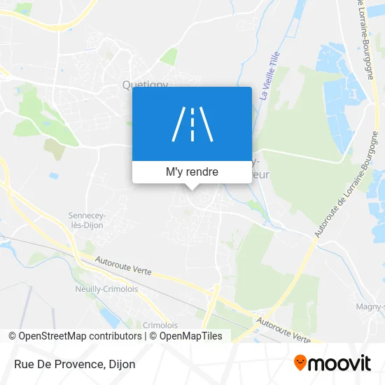 Rue De Provence plan