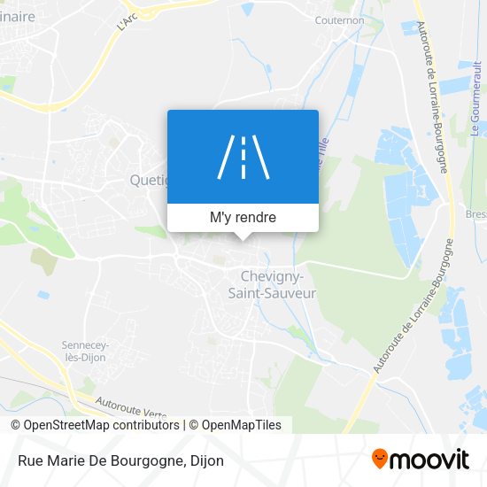 Rue Marie De Bourgogne plan