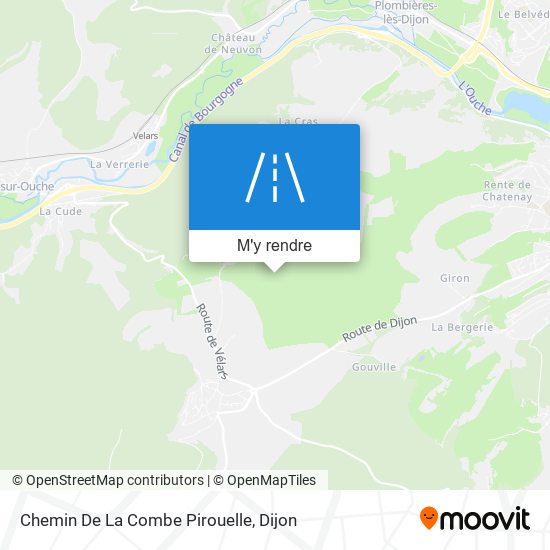 Chemin De La Combe Pirouelle plan