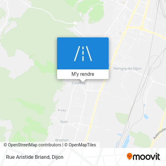 Rue Aristide Briand plan