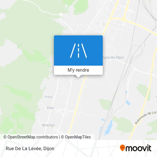 Rue De La Levée plan