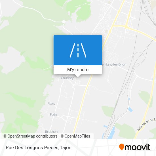 Rue Des Longues Pièces plan