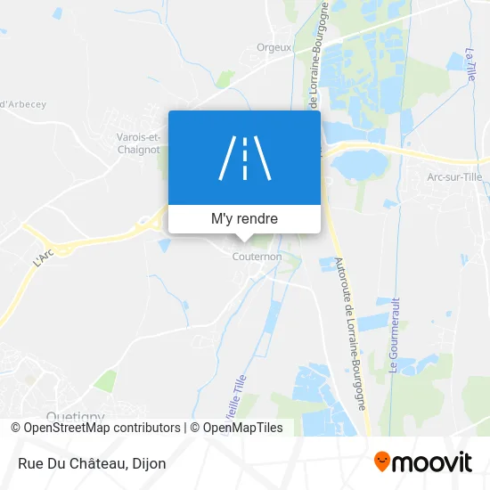 Rue Du Château plan