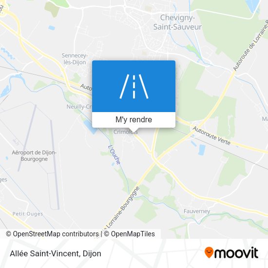 Allée Saint-Vincent plan