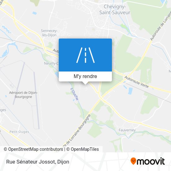 Rue Sénateur Jossot plan