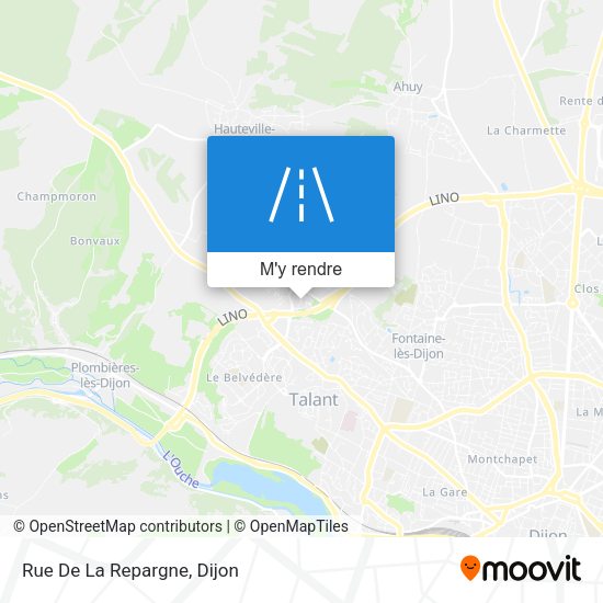 Rue De La Repargne plan