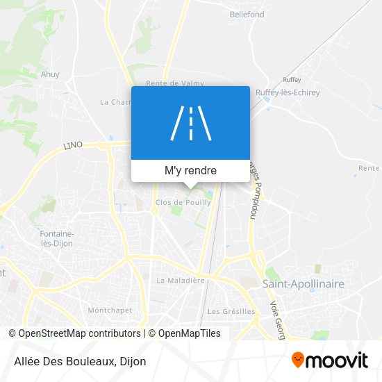 Allée Des Bouleaux plan