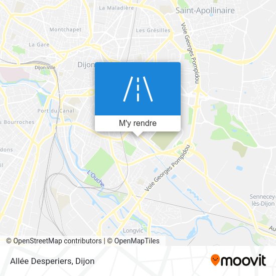 Allée Desperiers plan
