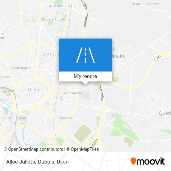 Allée Juliette Dubois plan