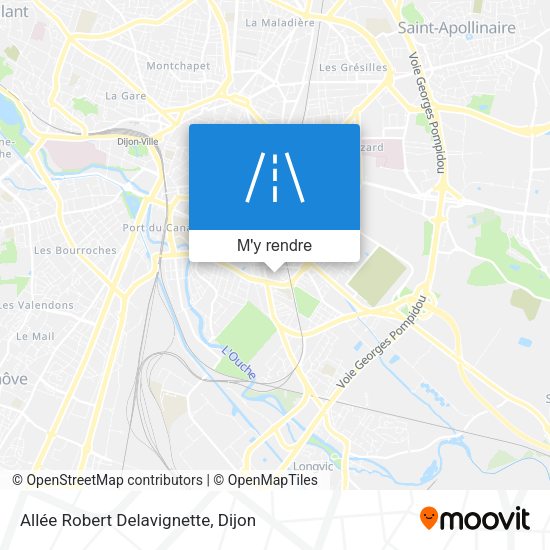 Allée Robert Delavignette plan