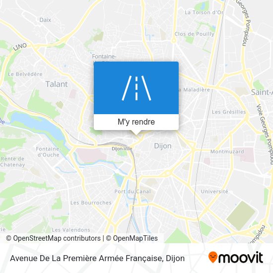 Avenue De La Première Armée Française plan