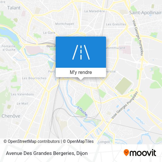 Avenue Des Grandes Bergeries plan