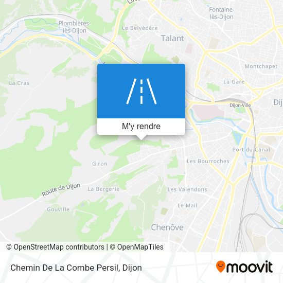 Chemin De La Combe Persil plan