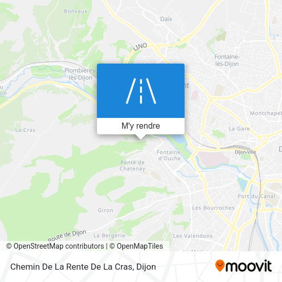 Chemin De La Rente De La Cras plan