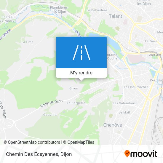Chemin Des Écayennes plan