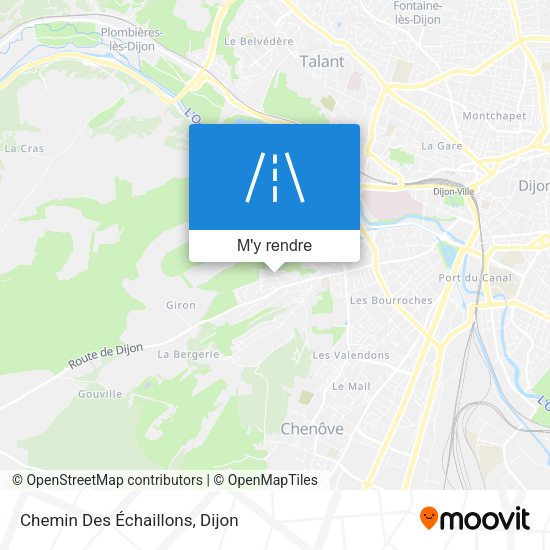 Chemin Des Échaillons plan