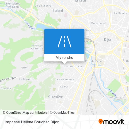 Impasse Hélène Boucher plan