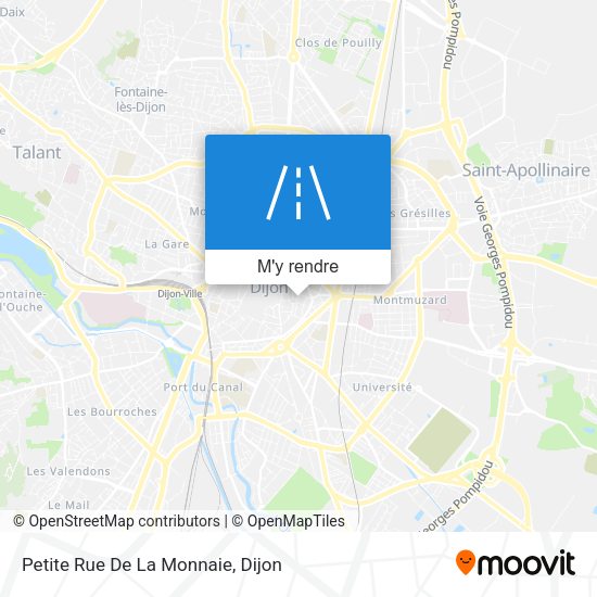 Petite Rue De La Monnaie plan