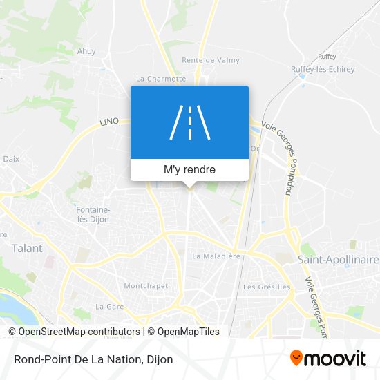 Rond-Point De La Nation plan