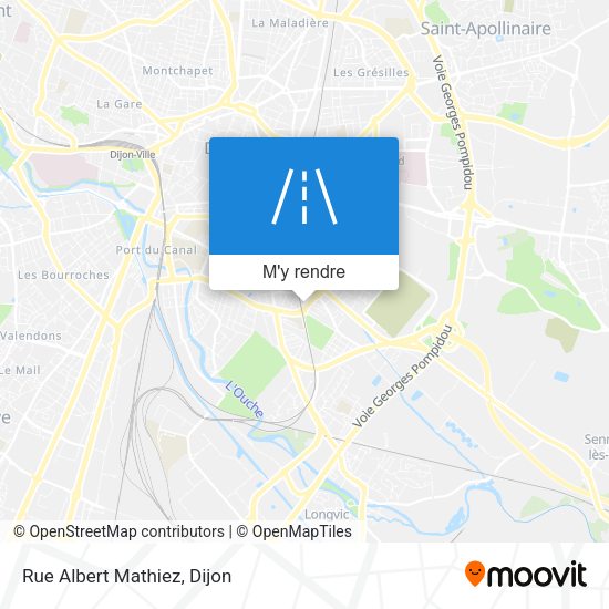 Rue Albert Mathiez plan