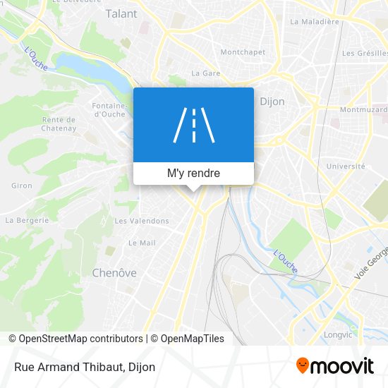 Rue Armand Thibaut plan