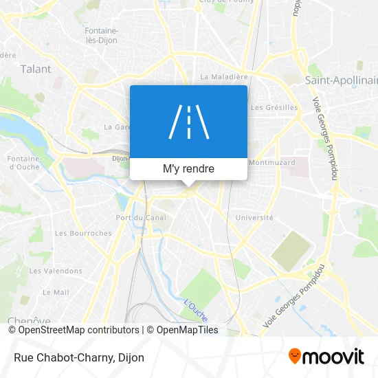 Rue Chabot-Charny plan