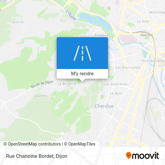 Rue Chanoine Bordet plan