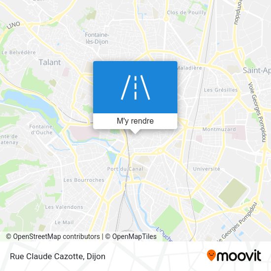 Rue Claude Cazotte plan