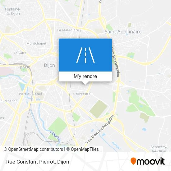 Rue Constant Pierrot plan
