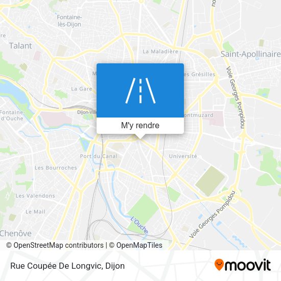 Rue Coupée De Longvic plan