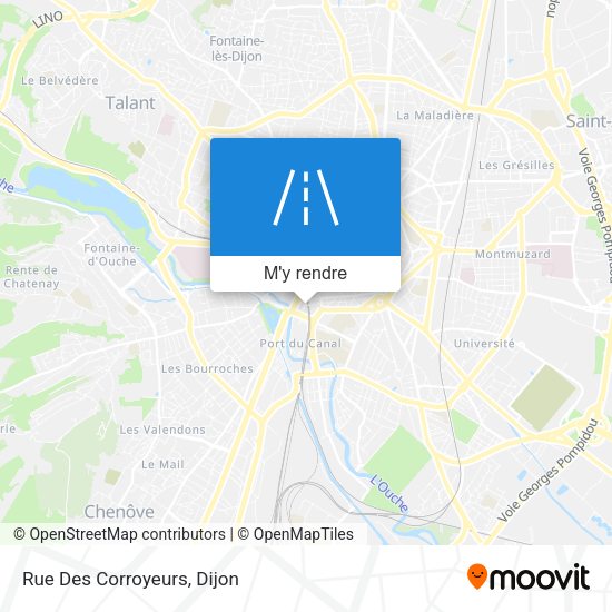 Rue Des Corroyeurs plan