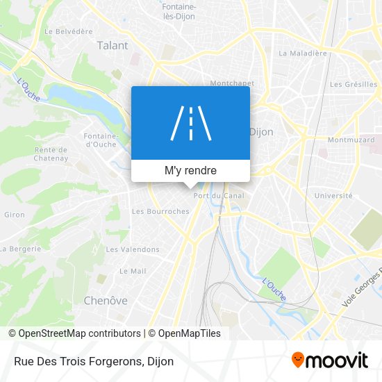 Rue Des Trois Forgerons plan