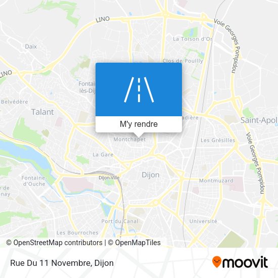 Rue Du 11 Novembre plan