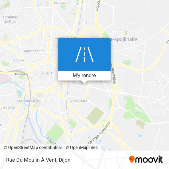 Rue Du Moulin À Vent plan
