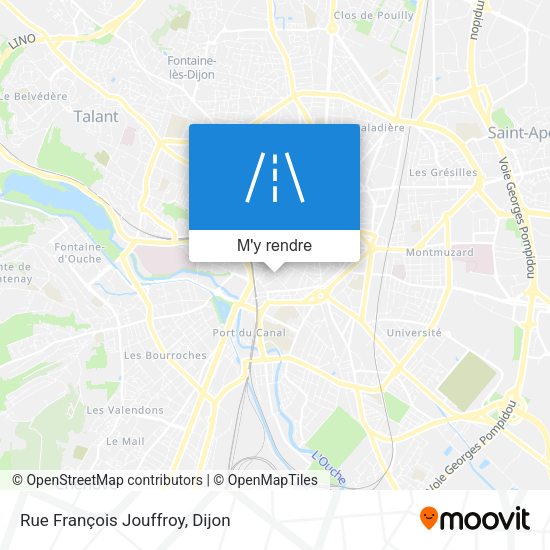Rue François Jouffroy plan