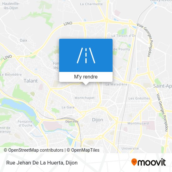 Rue Jehan De La Huerta plan